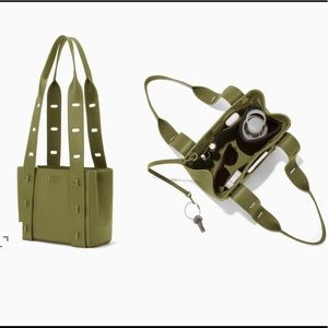 Dagne Dover Turnlock Tote Pickle